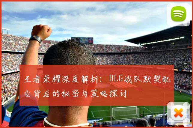 王者荣耀深度解析：BLG战队默契配合背后的秘密与策略探讨