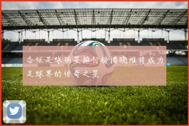 各坛足球明星排行榜揭晓谁将成为足球界的传奇之星