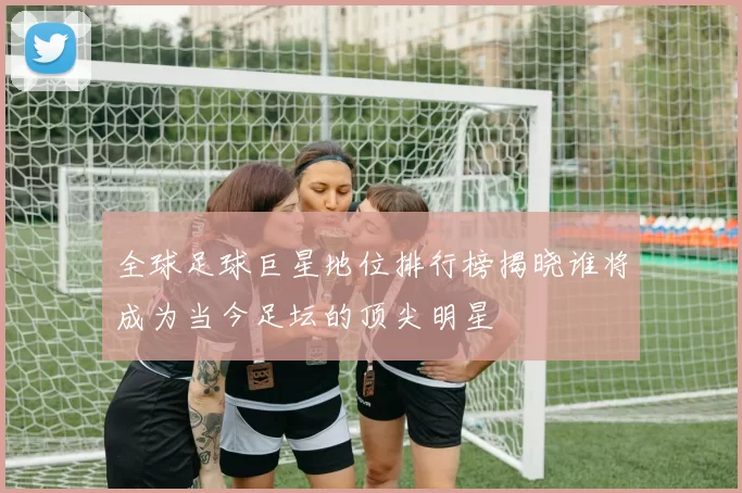 全球足球巨星地位排行榜揭晓谁将成为当今足坛的顶尖明星