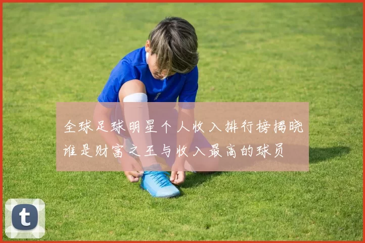 全球足球明星个人收入排行榜揭晓谁是财富之王与收入最高的球员